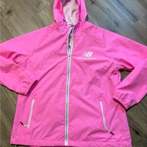 New Balance Bright Pink Hooded Jacket